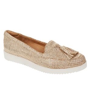 Naturalizer Gold Loafers